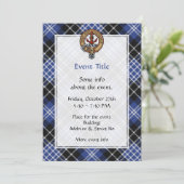 Clan Clark Wappen Einladung (Stehend Vorderseite)