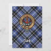 Clan Clark Wappen Einladung (Rückseite)