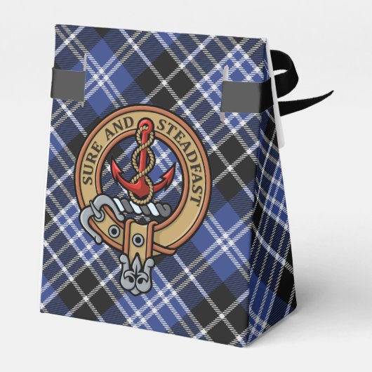 Clan Clark Wappen Geschenkschachtel (Rückseite)