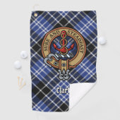 Clan Clark Wappen Golfhandtuch (Insitu)