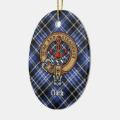 Clan Clark Wappen Keramik Ornament (Links)