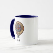 Clan Clark Wappen Tasse (Vorderseite Links)