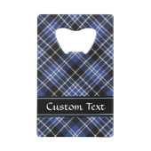 Clan Clark Wappen über Tartan Geldbeutel Flaschenöffner (Rückseite)