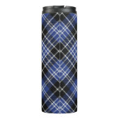 Clan Clark Wappen über Tartan Thermosbecher (Rückseite)
