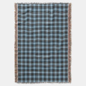 Clan-ClarkTartan Decke (Vorderseite Vertikal)
