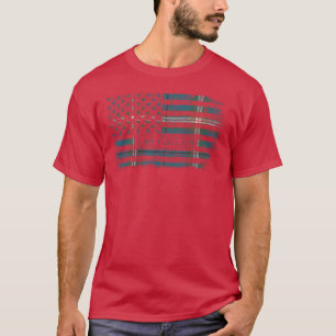 Clan Clelland Scottish tartan US Flaggenkilometer  T-Shirt