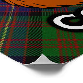 Clan Cochran Scottish Tartan Poster (Ecke)