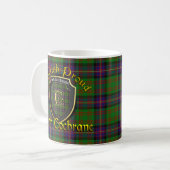 Clan Cochrane schottische stolze Schalen-Tassen Kaffeetasse (Vorderseite Links)
