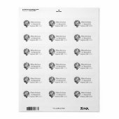 Clan Cochrane Wappen Address Labels Adressaufkleber (Vorne)