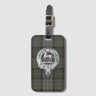 Clan Cochrane Wappen & Jagd Tartan Gepäckanhänger