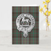 Clan Cochrane Wappen & Jagd Tartan Karte (Gelbe Blume)