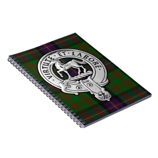 Clan Cochrane Wappen & Tartan Notizblock (Rechte Seite)