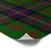 Clan Cochrane Wappen & Tartan Poster (Ecke)