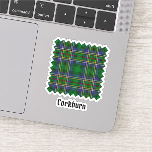 Clan Cockburn Tartan Aufkleber