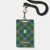 Clan Cockburn Tartan Ausweis (Vorderseite mit Lanyard)