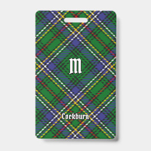 Clan Cockburn Tartan Ausweis
