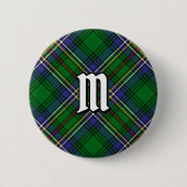 Clan Cockburn Tartan Button (Vorderseite)