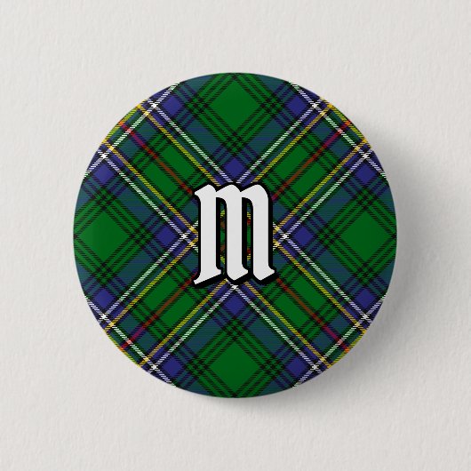 Clan Cockburn Tartan Button (Vorderseite)