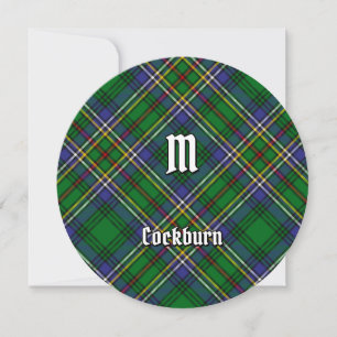 Clan Cockburn Tartan Einladung