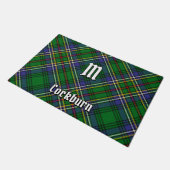 Clan Cockburn Tartan Fußmatte (Schrägansicht)