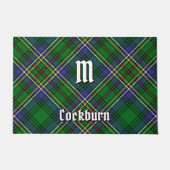 Clan Cockburn Tartan Fußmatte (Vorderseite)
