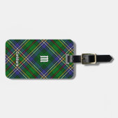 Clan Cockburn Tartan Gepäckanhänger (Vorderseite horizontal)
