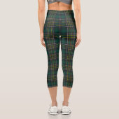 Clan Cockburn Tartan Kariert Capri Leggings (Rückseite)