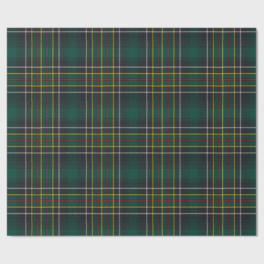 Clan Cockburn Tartan Kariert Geschenkpapier (Flach)