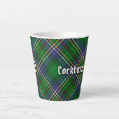 Clan Cockburn Tartan Milchtasse (Vorderseite)