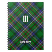 Clan Cockburn Tartan Notizblock (Vorderseite)