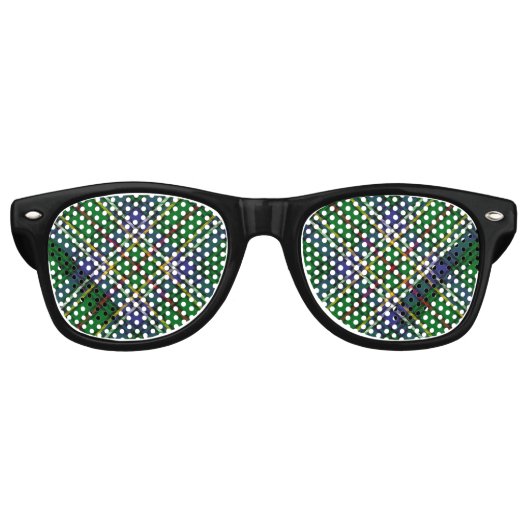 Clan Cockburn Tartan Partybrille (Vorderseite)