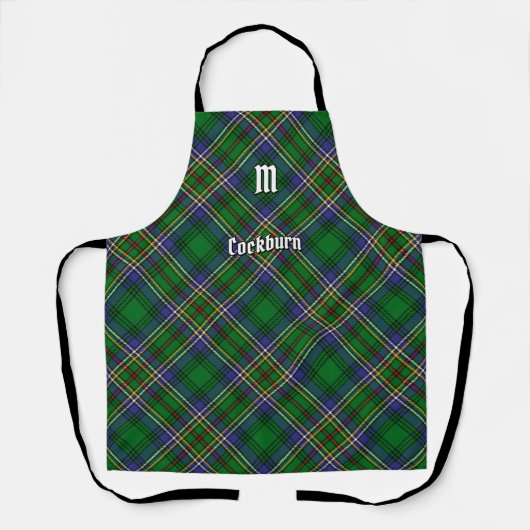 Clan Cockburn Tartan Schürze (Vorderseite)