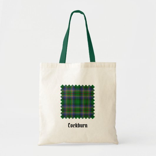 Clan Cockburn Tartan Tragetasche (Vorne)