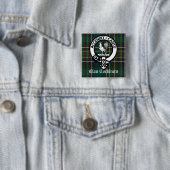 Clan Cockburn Wappen Abzeichen und Tartan Button (Beispiel)