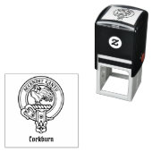 Clan Cockburn Wappen Permastempel (Beispiel)