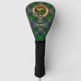 Clan Cockburn Wappen über Tartan Golf Headcover