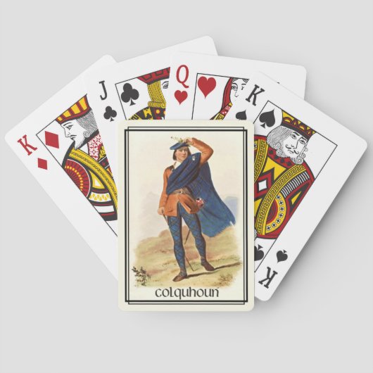 Clan Colquhoun Classic Schottland Spielkarten (Rückseite)