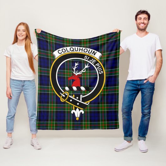 Clan Colquhoun Modern Tartan Kariert Fleecedecke (Beispiel)
