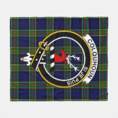 Clan Colquhoun Modern Tartan Kariert Fleecedecke (Vorderseite (Horizontal))