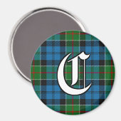 Clan Colquhoun Tartan Accents Magnet (Vorderseite/Rückseite)