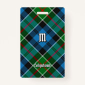 Clan Colquhoun Tartan Ausweis (Vorderseite)