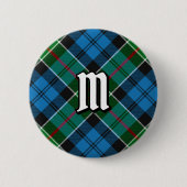 Clan Colquhoun Tartan Button (Vorderseite)