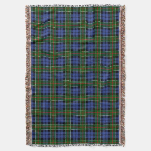 Clan Colquhoun Tartan Decke (Vorderseite Vertikal)