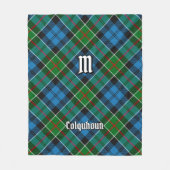 Clan Colquhoun Tartan Fleecedecke (Vorderseite)
