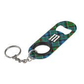 Clan Colquhoun Tartan Mini Flaschenöffner (Vorderseite Schrägansicht)