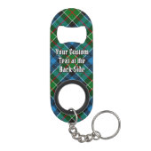 Clan Colquhoun Tartan Mini Flaschenöffner (Rückseite)