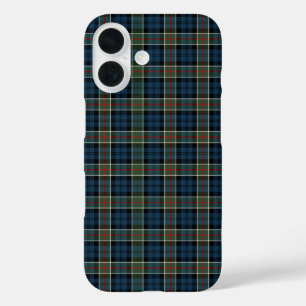 Clan Colquhoun Tartan Navy, Green und Red Kariert iPhone 16 Hülle
