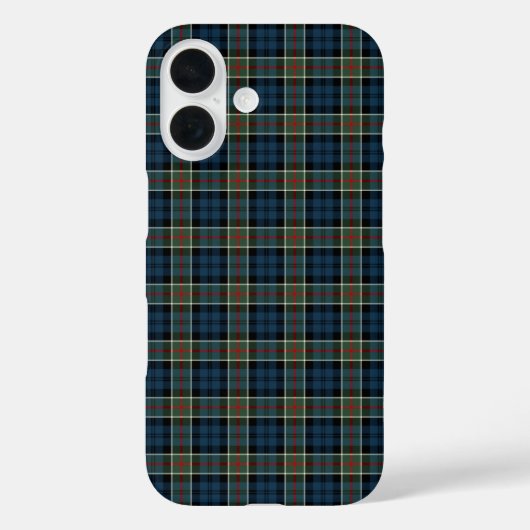 Clan Colquhoun Tartan Navy, Green und Red Kariert Case-Mate iPhone Hülle (Rückseite)