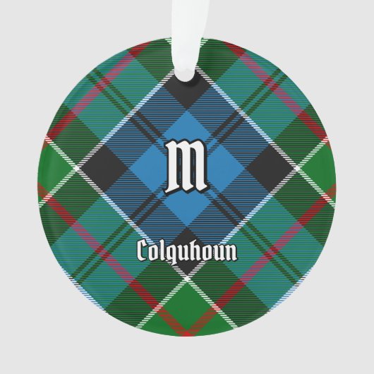 Clan Colquhoun Tartan Ornament (Vorderseite)
