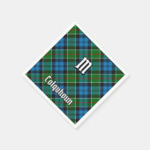 Clan Colquhoun Tartan Serviette (Ecke)